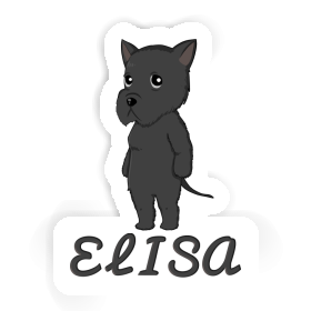 Elisa Sticker Giant Schnauzer Image