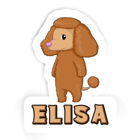 Sticker Elisa Poodle Image