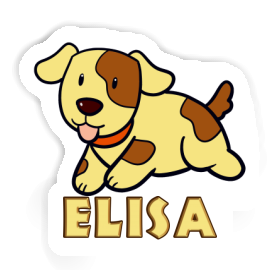 Aufkleber Hund Elisa Image