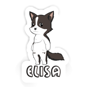 Elisa Sticker Border Collie Image