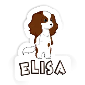 Elisa Autocollant Cavalier King Charles Spaniel Image