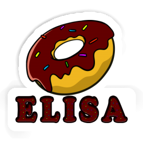 Elisa Sticker Doughnut Image