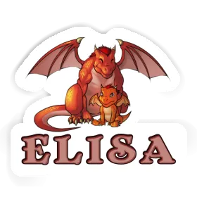 Drache Sticker Elisa Image