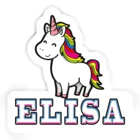 Elisa Sticker Unicorn Image