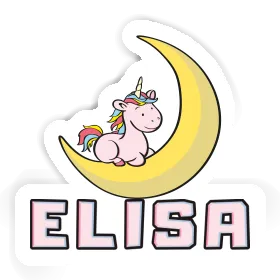 Aufkleber Einhorn Elisa Image