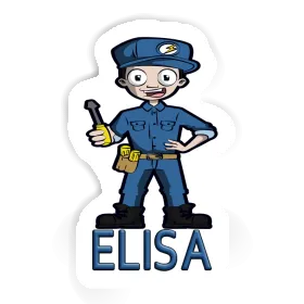 Sticker Electrician Elisa Image