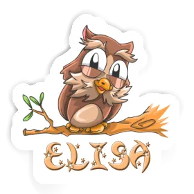 Elisa Sticker Owl Image