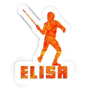 Fencer Sticker Elisa Image