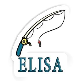 Fishing Rod Sticker Elisa Image