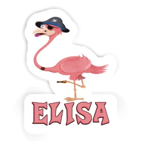 Elisa Sticker Flamingo Image