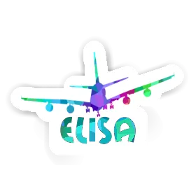 Airplane Sticker Elisa Image