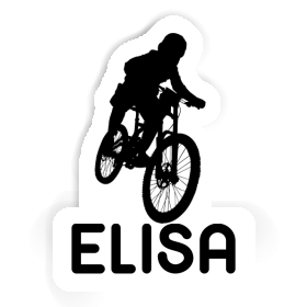 Aufkleber Elisa Freeride Biker Image