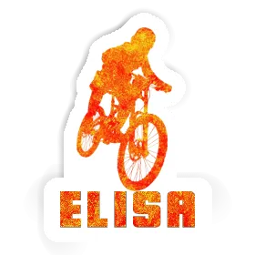 Sticker Freeride Biker Elisa Image