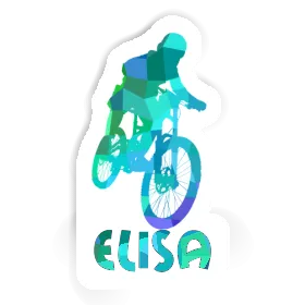 Sticker Freeride Biker Elisa Image