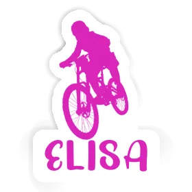 Autocollant Freeride Biker Elisa Image