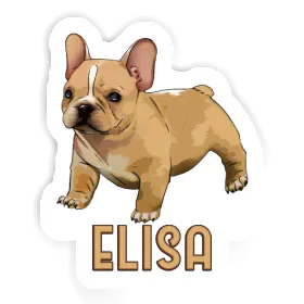 Elisa Aufkleber Bulldogge Image