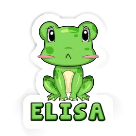 Elisa Aufkleber Frosch Image