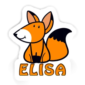 Elisa Autocollant Renard Image