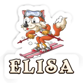 Sticker Elisa Skifahrer Image