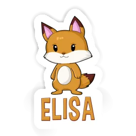 Elisa Sticker Fox Image