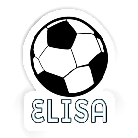 Ballon de foot Autocollant Elisa Image