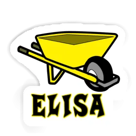 Wheelbarrow Sticker Elisa Image