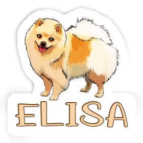 Sticker Elisa German Spitz Image