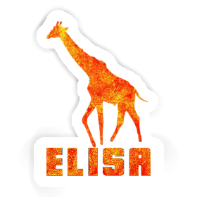 Elisa Aufkleber Giraffe Image