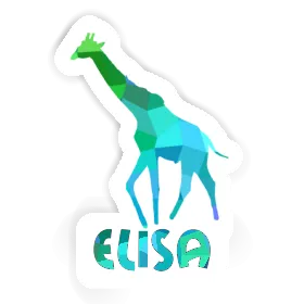 Elisa Sticker Giraffe Image