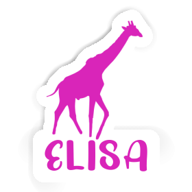 Giraffe Sticker Elisa Image