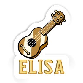 Aufkleber Elisa Gitarre Image