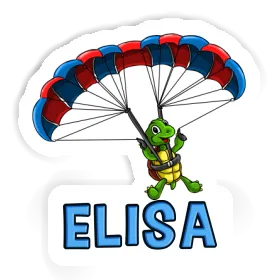 Aufkleber Elisa Gleitschirmflieger Image