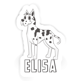 Sticker Elisa Great Dane Image