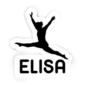 Sticker Elisa Gymnast Image