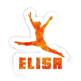 Aufkleber Elisa Gymnastin Image