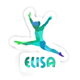 Elisa Sticker Gymnastin Image