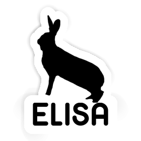 Autocollant Elisa Lapin Image