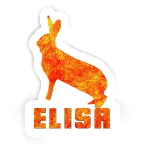 Aufkleber Hase Elisa Image