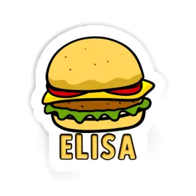 Elisa Autocollant Beefburger Image