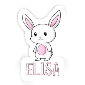 Autocollant Elisa Lapin Image