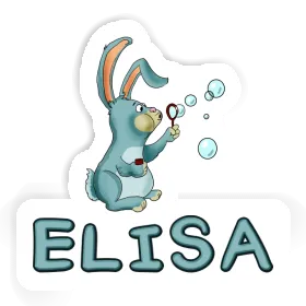 Elisa Autocollant Lapin Image