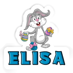 Osterhase Aufkleber Elisa Image