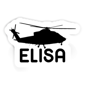 Sticker Elisa Helicopter Image