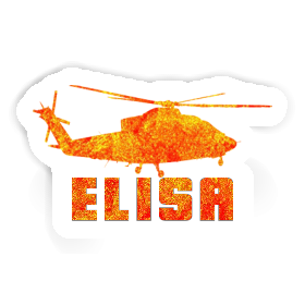 Sticker Helicopter Elisa Image