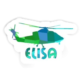 Sticker Helicopter Elisa Image