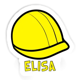 Sticker Construction Helmet Elisa Image