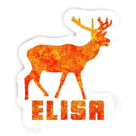 Elisa Autocollant Cerf Image