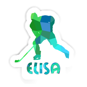 Hockey Player Sticker Elisa Image