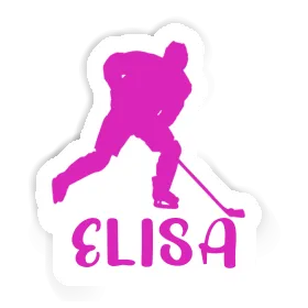 Elisa Sticker Hockey Player Image