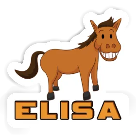 Horse Sticker Elisa Image